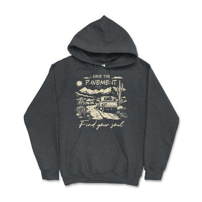 Find Your Soul Off-Road Hoodie-4x4 Adventure Apparel Dark Heather / Small Hooded Sweatshirt