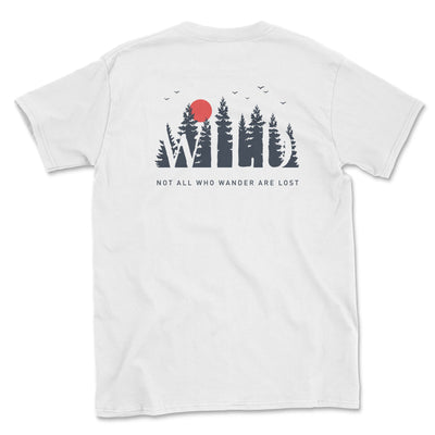 Not All that Wander are Lost Graphic Tee Shirt White / Small Unisex T-shirt
