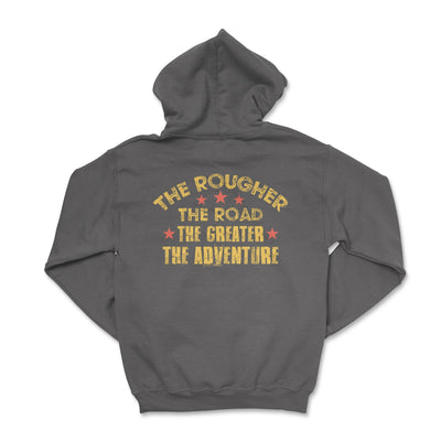 Great Adventure Hoodie-Offroad Lifestyle Apparel Charcoal / Small Hooded Sweatshirt