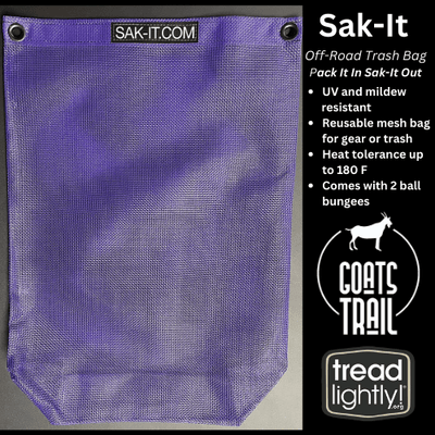 Sak-It Off Road Trash Bag Vehicle Storage